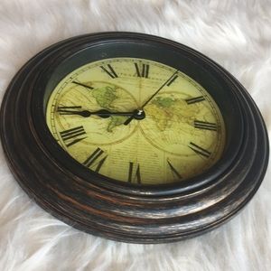 World map clock